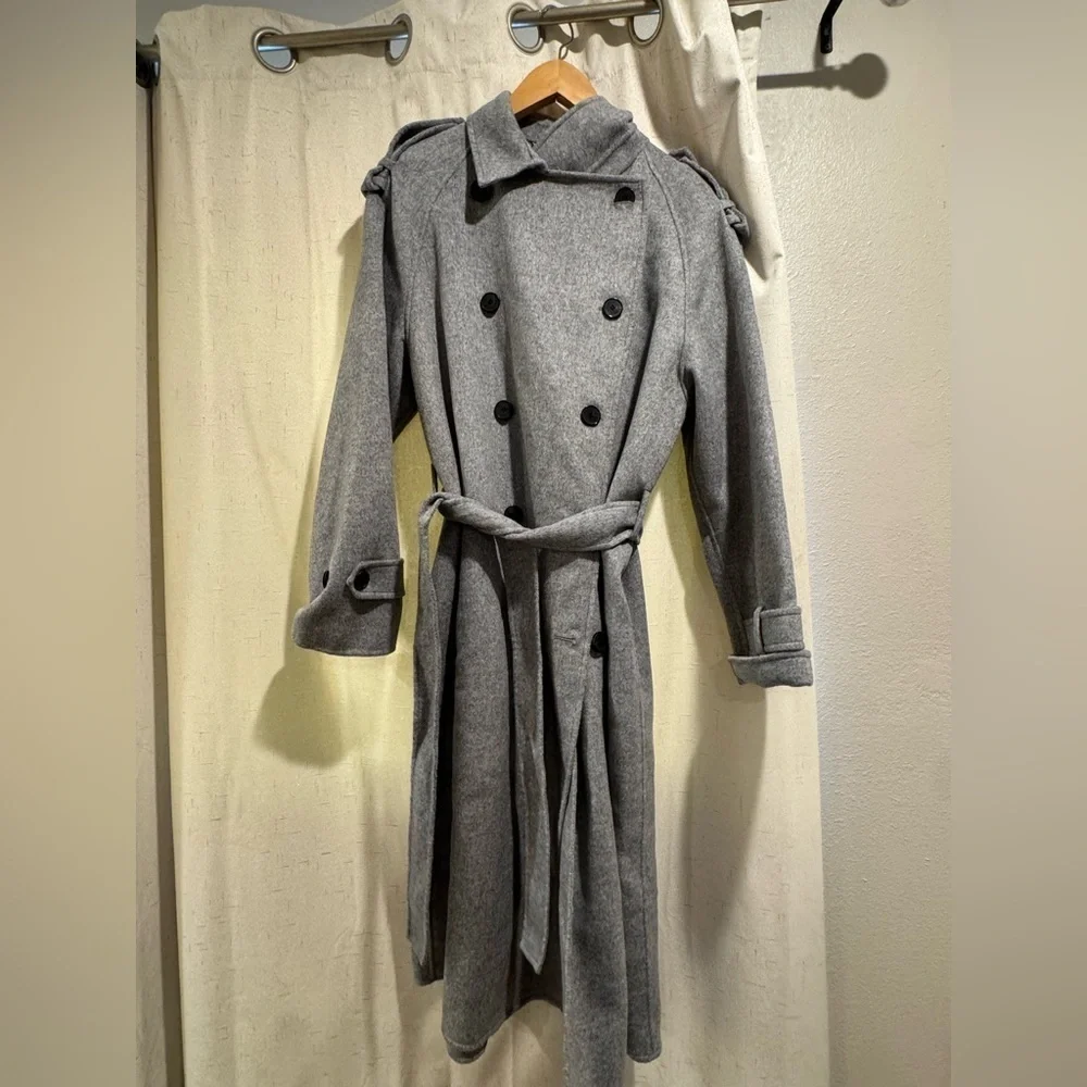 The Kooples Wool-blend Belted Trench Coat. Size 3. NWT
